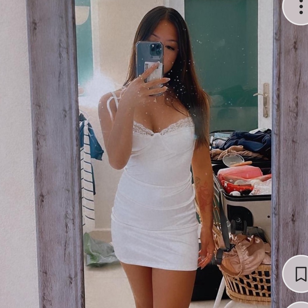Princess Polly white body con dress
